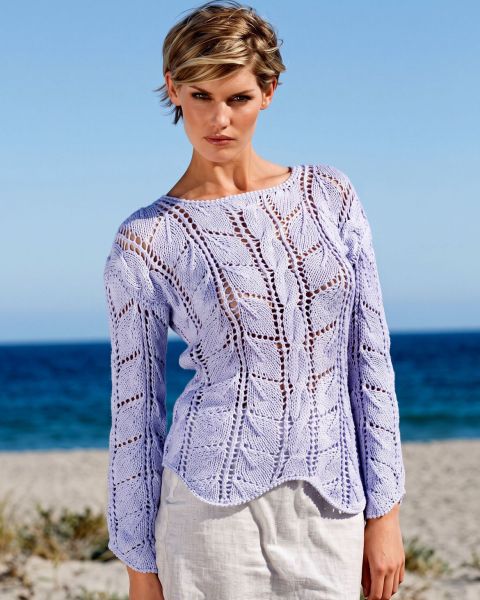 Pull au Point Ajouré à Torsades