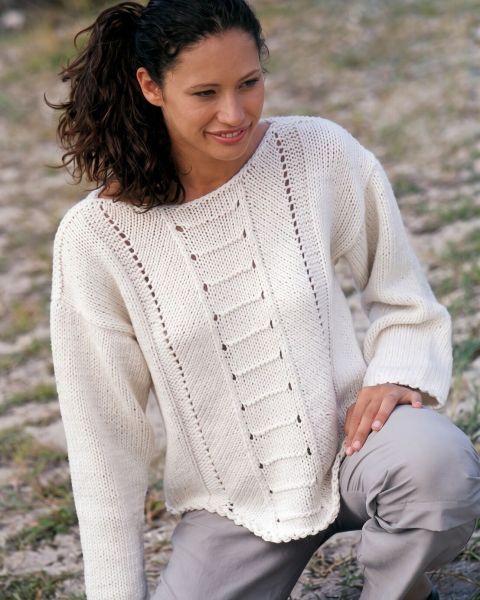 Pull avec Point en Relief