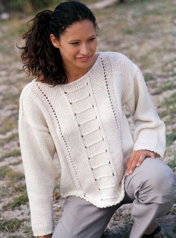Pull avec Point en Relief