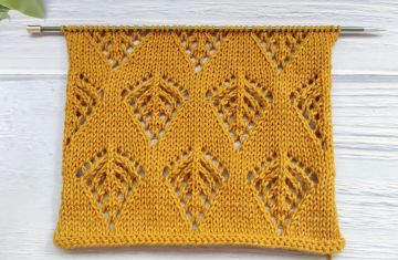 Point Feuilles au Tricot