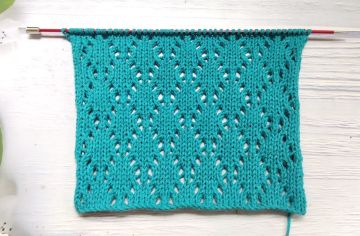 Point Ajouré Losanges au Tricot