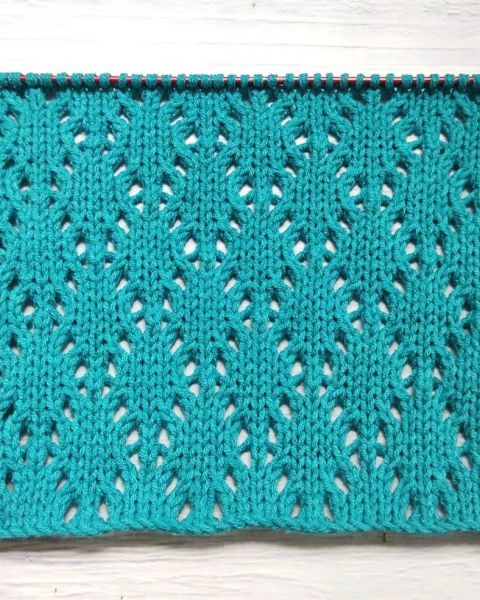 Point Ajouré Losanges au Tricot