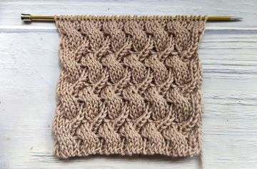 Point de Torsades au Tricot