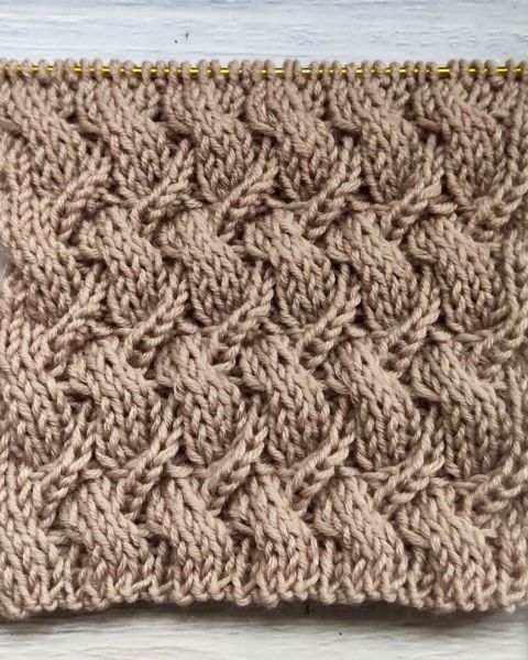 Point de Torsades au Tricot