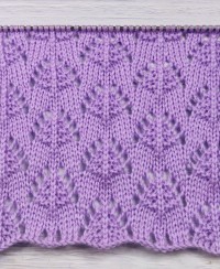 Point de Feuilles au Tricot